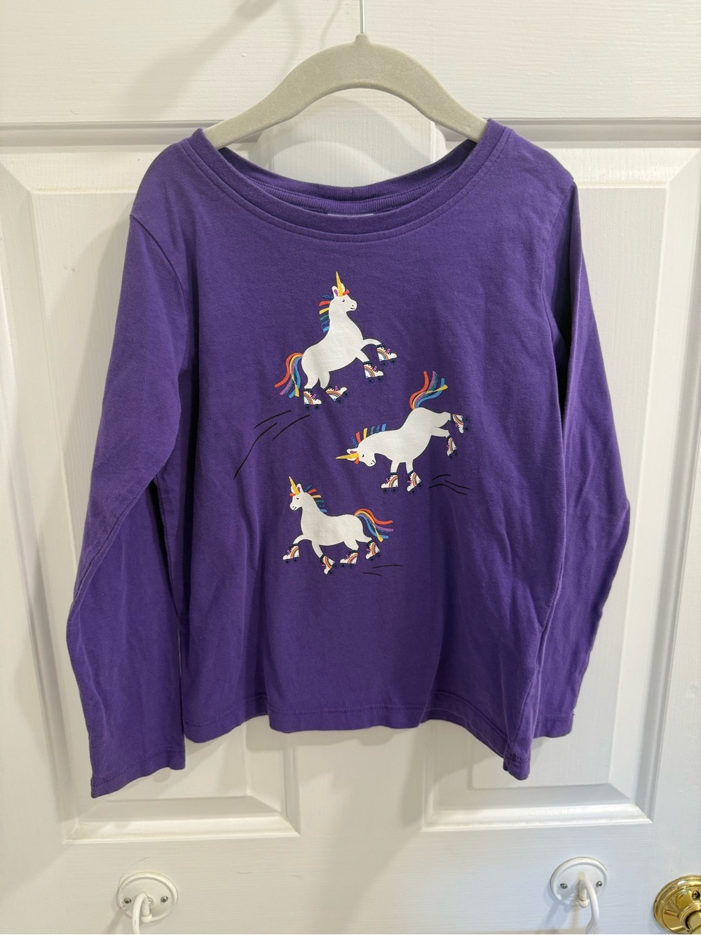 Hanna Andersson Purple Unicorn Shirt